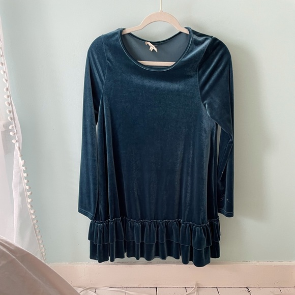 Blue Velvet dress - Picture 1 of 5